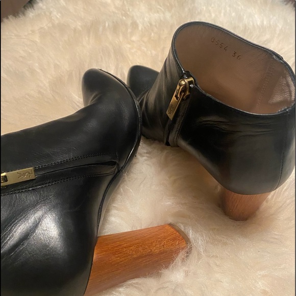 100 % AUTHENTIC YSL ankle boots - Picture 1 of 8